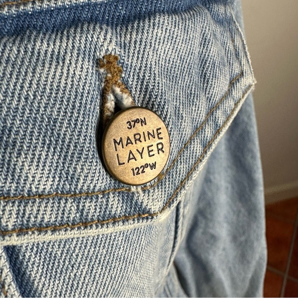 Marine Layer Casual Denim Jacket - Picture 5 of 8